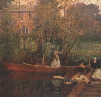 John Singer Sargent A Boating Party (mk18) Germany oil painting art